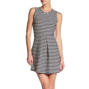 Like New Madewell Afternoon Dress in Navy Stripe M